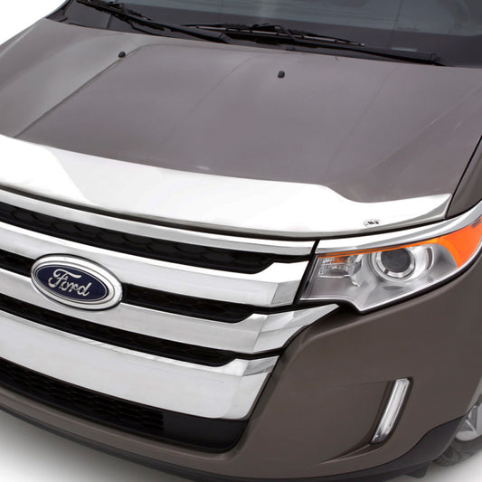 AVS 17-18 Ford Fusion (Grille Fascia Mount) Aeroskin Low Profile Hood Shield - Chrome -  Shop now at Performance Car Parts