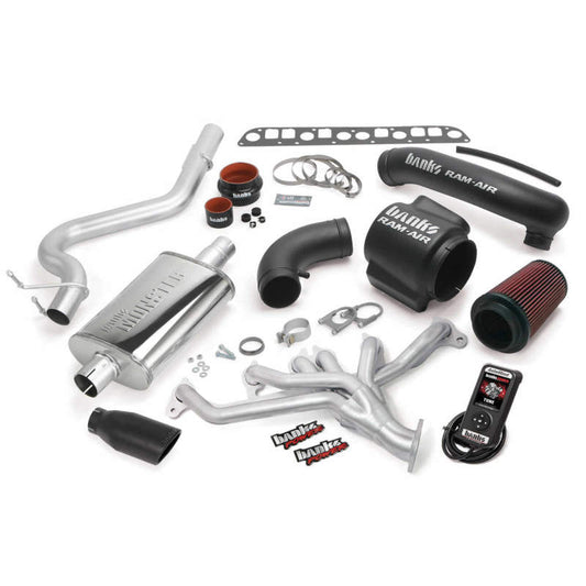 Banks Power 04-06 Jeep 4.0L Wrangler PowerPack System - SS Single Exhaust w/ Black Tip -  Shop now at Performance Car Parts