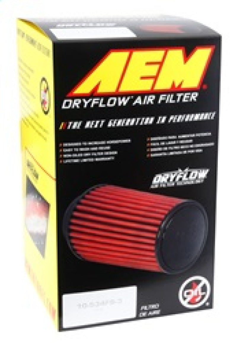AEM DryFlow Air Filter AIR FILTER KIT 3.25in X 7in DRYFLOW -  Shop now at Performance Car Parts