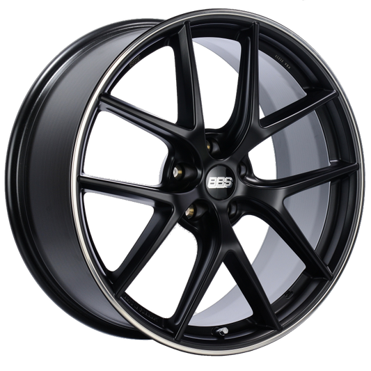 BBS CI-R 20x8.5 5x120 ET32 Satin Black Polished Rim Protector Wheel -82mm PFS/Clip Required -  Shop now at Performance Car Parts