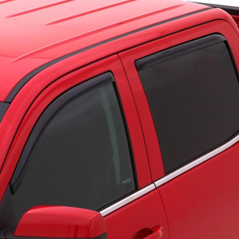 AVS 12-18 Chevy Sonic Hatch (5 Door) Ventvisor Front & Rear Window Deflectors 4pc - Smoke -  Shop now at Performance Car Parts