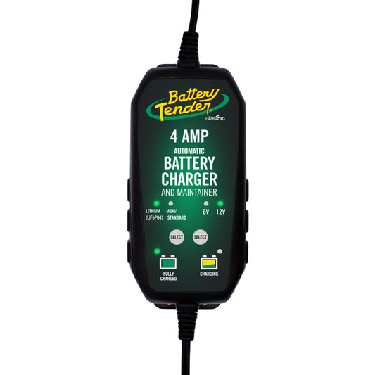 Battery Tender 6V 12V 4AMP Lead Acid and Lithium Selectable Battery Charger -  Shop now at Performance Car Parts