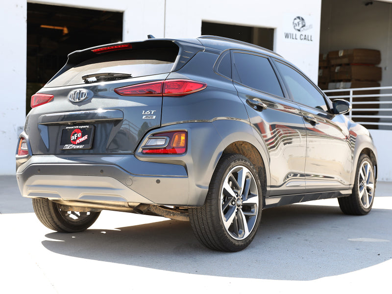 aFe Takeda 2-1/2in 304 SS Axle-Back Exhaust (No Muffler) 18-21 Hyundai Kona L4 1.6L (t) -  Shop now at Performance Car Parts