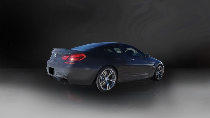 Corsa 12-15 BMW M6 F12 / F13 / F06 Black Sport Axle-Back Exhaust -  Shop now at Performance Car Parts