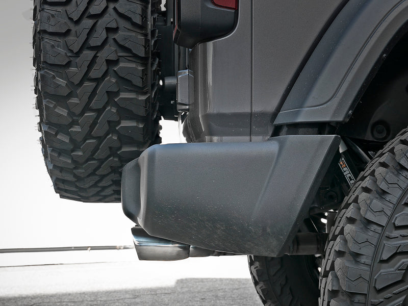 aFe Rebel Series 2.5in 304 SS Cat-Back Exhaust w/ Polished Tip 18-20 Jeep Wrangler (JL) -  Shop now at Performance Car Parts