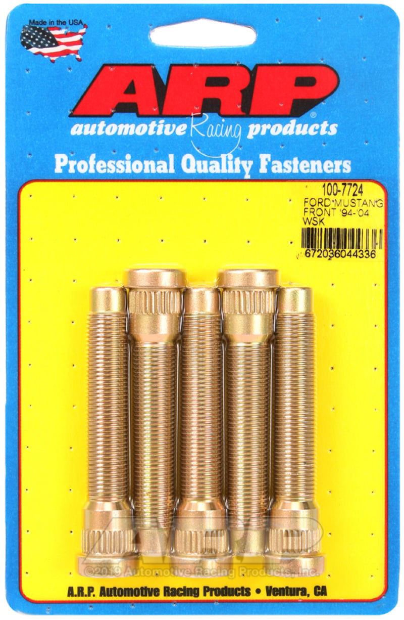 ARP 94-04 Ford Mustang Front Wheel Stud Kit (Set of 5) -  Shop now at Performance Car Parts