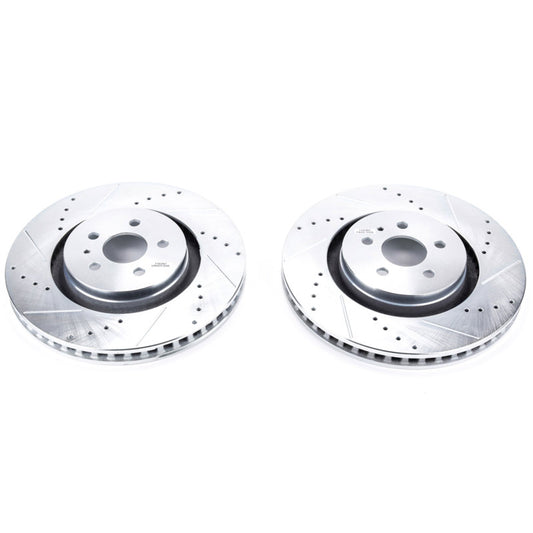 Power Stop 19-22 Lincoln Nautilus Rear Drilled & Slotted Rotor (Pair) -  Shop now at Performance Car Parts