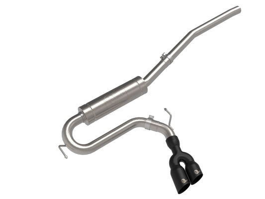 aFe Rebel Series 2.5in 409 SS Cat-Back Exhaust w/ Black Tip 2022 Ford Maverick -  Shop now at Performance Car Parts