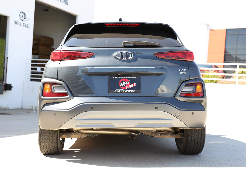 aFe Takeda 2-1/2in 304 SS Axle-Back Exhaust (No Muffler) 18-21 Hyundai Kona L4 1.6L (t) -  Shop now at Performance Car Parts