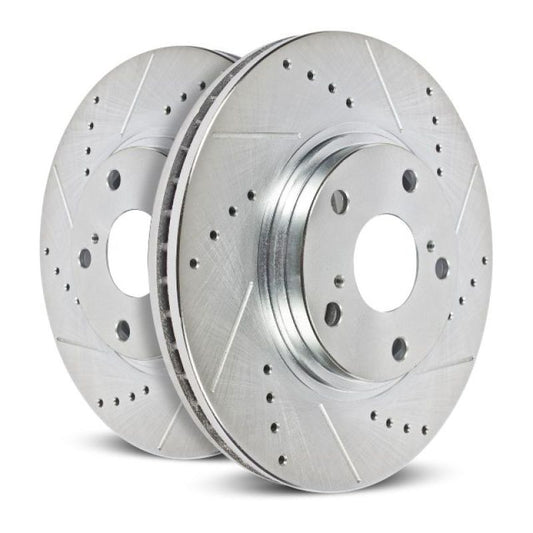 Power Stop 11-21 GMC Sierra 3500 HD Front Left Evolution Drilled & Slotted Rotor -  Shop now at Performance Car Parts