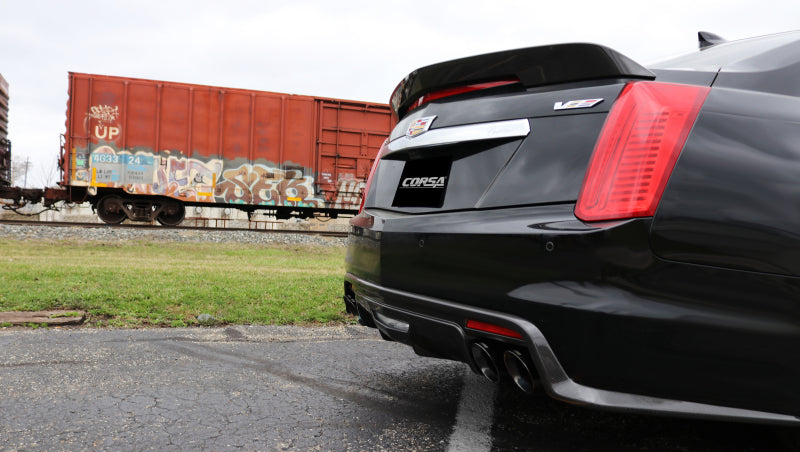 Corsa 2016 Cadillac CTS V 6.2L V8 2.75in Polished Xtreme Axle-Back Exhaust -  Shop now at Performance Car Parts