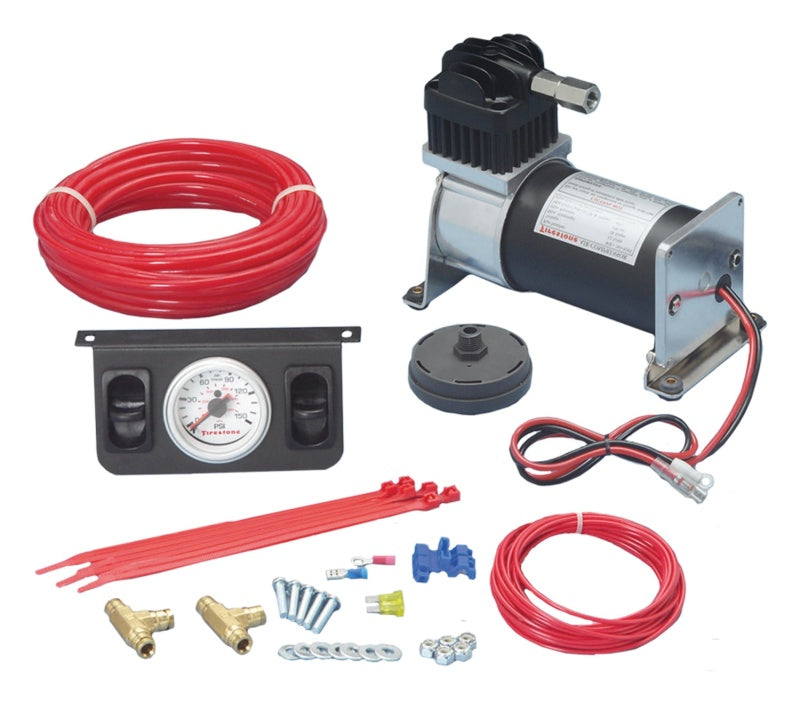 Firestone Air-Rite Air Command II Heavy Duty Air Compressor System w/Dual Analog Gauge (WR17602219) -  Shop now at Performance Car Parts