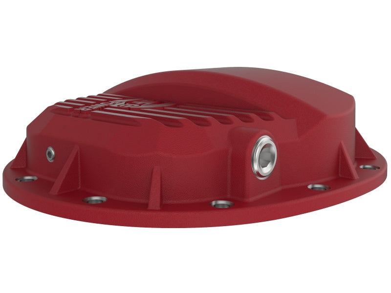 aFe Pro Series GMCH 9.5 Rear Diff Cover Red w/ Machined Fins 19-20 GM Silverado/Sierra 1500 -  Shop now at Performance Car Parts