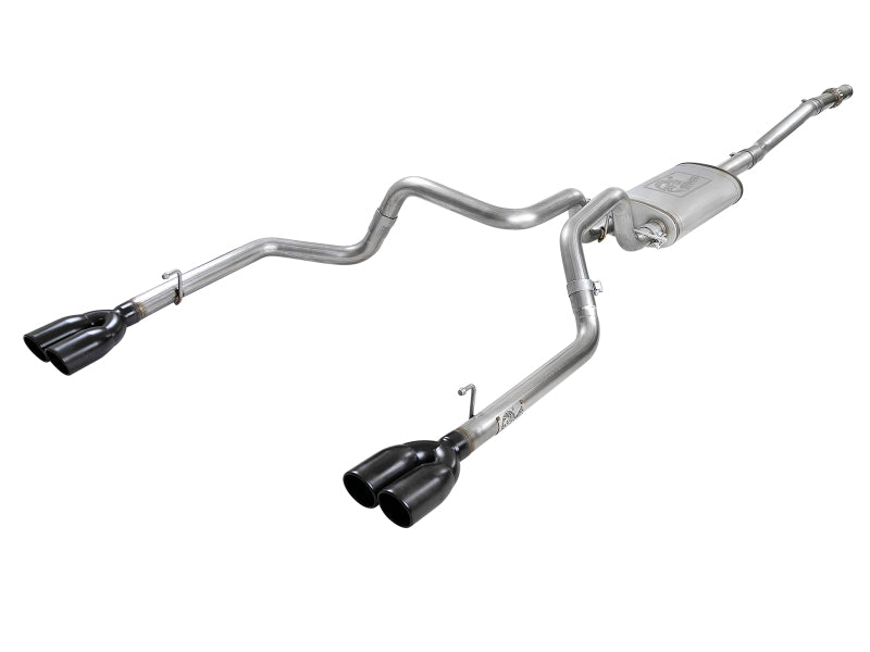 aFe Vulcan Series 3in-2-1/2in 304 SS Cat-Back 2019 GM Silverado / Sierra 1500 V8-5.3L w/ Black Tips -  Shop now at Performance Car Parts