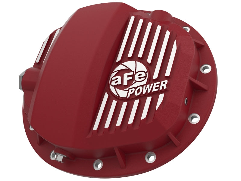 aFe Pro Series GMCH 9.5 Rear Diff Cover Red w/ Machined Fins 19-20 GM Silverado/Sierra 1500 -  Shop now at Performance Car Parts